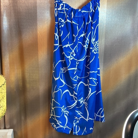 Vintage 90’s 2 piece blue polyester dress set. 42” chest 30” waist 135 - Picture 4 of 4